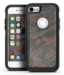 Green Slate Marble Surface V46 - iPhone 7 or 7 Plus Commuter Case Skin Kit