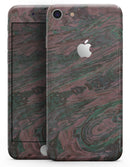 Green Slate Marble Surface V46 - Skin-kit for the iPhone 8 or 8 Plus