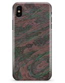 Green Slate Marble Surface V46 - iPhone X Clipit Case