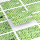 Green Sorted Large Watercolor Polka Dots - Premium Protective Decal Skin-Kit for the Apple Credit Card