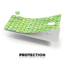 Green Sorted Large Watercolor Polka Dots - Premium Protective Decal Skin-Kit for the Apple Credit Card