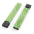 Green Sorted Large Watercolor Polka Dots - Premium Decal Protective Skin-Wrap Sticker compatible with the Juul Labs vaping device