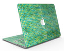 Green Textured Triangle Pattern - MacBook Air Skin Kit