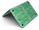 Green Textured Triangle Pattern - MacBook Air Skin Kit