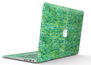 Green Textured Triangle Pattern - MacBook Air Skin Kit