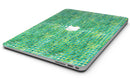 Green Textured Triangle Pattern - MacBook Air Skin Kit