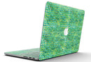 Green Textured Triangle Pattern - MacBook Pro with Retina Display Full-Coverage Skin Kit