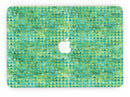 Green Textured Triangle Pattern - MacBook Pro with Retina Display Full-Coverage Skin Kit