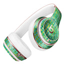 Green Textured Triangle Pattern Full-Body Skin Kit for the Beats by Dre Solo 3 Wireless Headphones