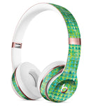 Green Textured Triangle Pattern Full-Body Skin Kit for the Beats by Dre Solo 3 Wireless Headphones