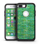Green Textured Triangle Pattern - iPhone 7 or 7 Plus Commuter Case Skin Kit