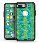 Green Textured Triangle Pattern - iPhone 7 Plus/8 Plus OtterBox Case & Skin Kits