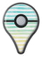 Green WaterColor Ombre Stripes Pokémon GO Plus Vinyl Protective Decal Skin Kit