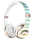 Green WaterColor Ombre Stripes Full-Body Skin Kit for the Beats by Dre Solo 3 Wireless Headphones