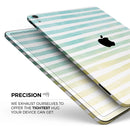 Green WaterColor Ombre Stripes - Full Body Skin Decal for the Apple iPad Pro 12.9", 11", 10.5", 9.7", Air or Mini (All Models Available)