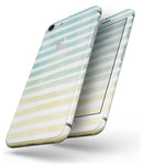 Green WaterColor Ombre Stripes - Skin-kit for the iPhone 8 or 8 Plus
