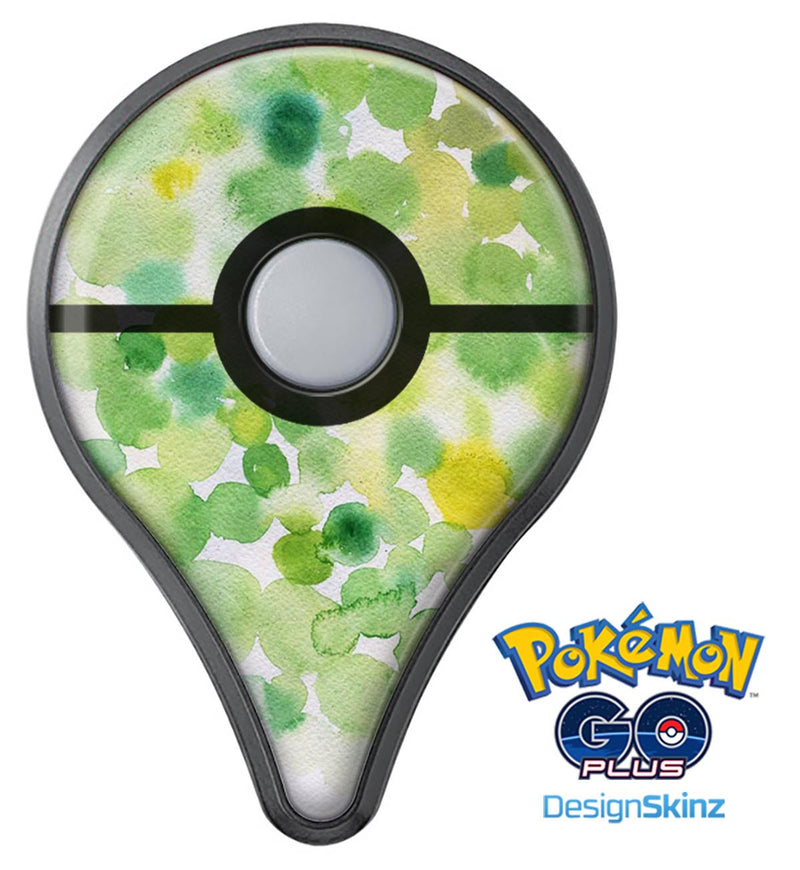 Green WaterColor Texture Pokémon GO Plus Vinyl Protective Decal Skin Kit