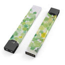 Green WaterColor Texture - Premium Decal Protective Skin-Wrap Sticker compatible with the Juul Labs vaping device