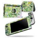 Green WaterColor Texture - Vinyl Skin Wrap for Nintendo Switch 2, OLED, Lite, Pro Controller, Wii & Classic Handhelds