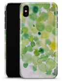 Green WaterColor Texture - iPhone X Clipit Case