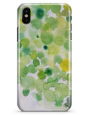 Green WaterColor Texture - iPhone X Clipit Case