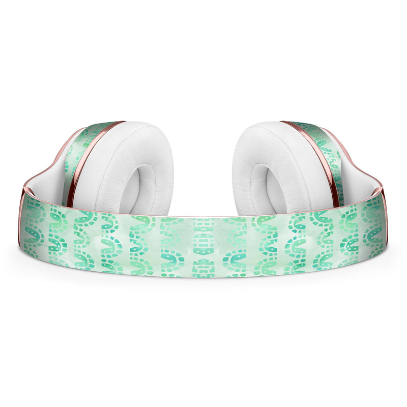 Green Watercolor Arches Pattern Full-Body Skin Kit for the Beats by Dre Solo 3 Wireless Headphones