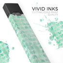 Green Watercolor Arches Pattern - Premium Decal Protective Skin-Wrap Sticker compatible with the Juul Labs vaping device