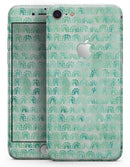 Green Watercolor Arches Pattern - Skin-kit for the iPhone 8 or 8 Plus