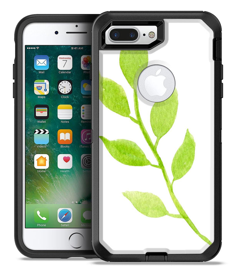 Green Watercolor Branch - iPhone 7 Plus/8 Plus OtterBox Case & Skin Kits