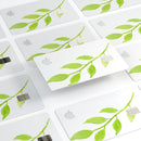 Green Watercolor Branch - Premium Protective Decal Skin-Kit for the Apple Credit Card