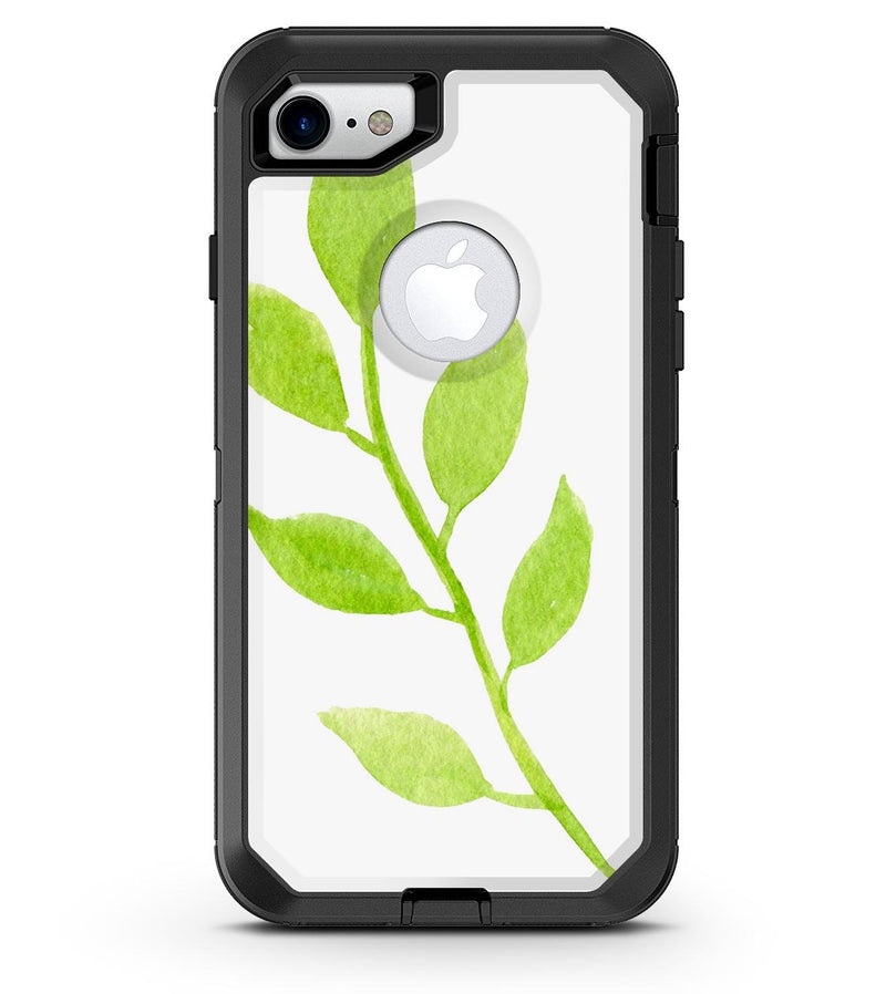 Green Watercolor Branch - iPhone 7 or 8 OtterBox Case & Skin Kits