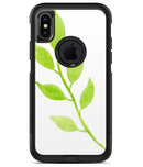 Green Watercolor Branch - iPhone X OtterBox Case & Skin Kits