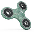 Green Watercolor Chevron Full-Body Fidget Spinner Skin-Kit
