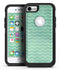 Green Watercolor Chevron - iPhone 7 or 8 OtterBox Case & Skin Kits