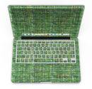 Green Watercolor Cross Hatch - MacBook Pro with Retina Display Full-Coverage Skin Kit