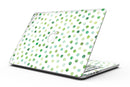Green Watercolor Dots over White - MacBook Pro with Retina Display Full-Coverage Skin Kit