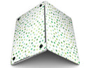 Green Watercolor Dots over White - MacBook Pro with Retina Display Full-Coverage Skin Kit