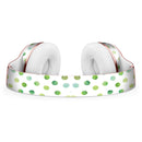 Green Watercolor Dots over White Full-Body Skin Kit for the Beats by Dre Solo 3 Wireless Headphones
