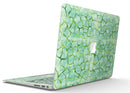 Green Watercolor Giraffe Pattern - MacBook Air Skin Kit