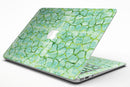 Green Watercolor Giraffe Pattern - MacBook Air Skin Kit