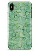 Green Watercolor Giraffe Pattern - iPhone X Clipit Case