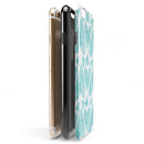 Green Watercolor Hearts Pattern iPhone 6/6s or 6/6s Plus 2-Piece Hybrid INK-Fuzed Case