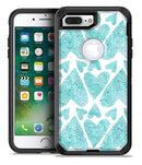 Green Watercolor Hearts Pattern - iPhone 7 Plus/8 Plus OtterBox Case & Skin Kits