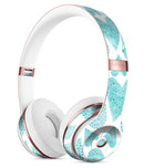 Green Watercolor Hearts Pattern Full-Body Skin Kit for the Beats by Dre Solo 3 Wireless Headphones