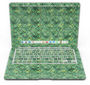 Green Watercolor Helix Pattern - MacBook Air Skin Kit