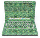 Green Watercolor Helix Pattern - MacBook Air Skin Kit