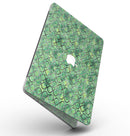 Green Watercolor Helix Pattern - MacBook Pro with Retina Display Full-Coverage Skin Kit