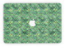 Green Watercolor Helix Pattern - MacBook Pro with Retina Display Full-Coverage Skin Kit
