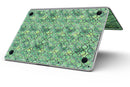 Green Watercolor Helix Pattern - MacBook Pro with Retina Display Full-Coverage Skin Kit