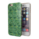 Green Watercolor Helix Pattern iPhone 6/6s or 6/6s Plus 2-Piece Hybrid INK-Fuzed Case